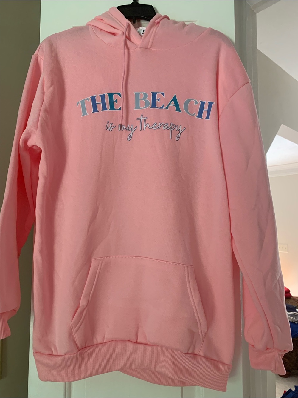 NWOT SOFT PINK Hooded Sweatshirt